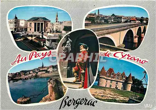 Cartes postales moderne Bergerac Dordogne Palais de Justice Cyrano