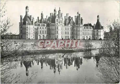 Moderne Karte Chambord Loir et Cher Le Chateau