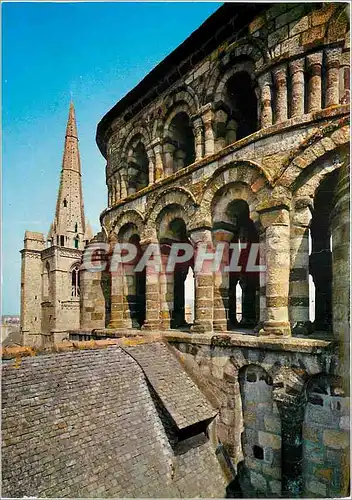Moderne Karte Redon IV Eglise Saint Sauveur Details de la Tour Romane