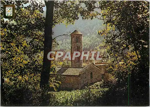 Cartes postales moderne Valls d'Andorra Santa Coloma Eglise Romanne