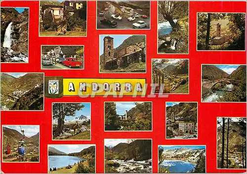 Cartes postales moderne Valls d'Andorra Divers aspects