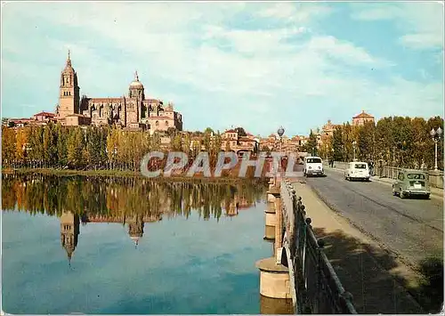 Cartes postales moderne Salamanca Cathedral and New Bridge