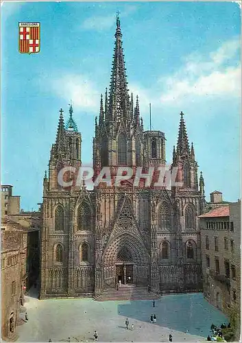 Cartes postales moderne Barcelona La Catedral