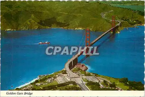 Cartes postales moderne The Golden Gate Aerial view of Golden Gate Bridge
