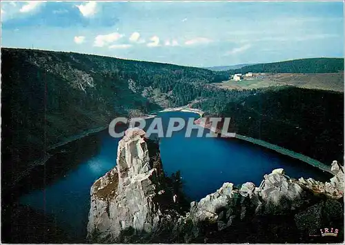 Moderne Karte Les Hautes Vosges Le Lac Blanc