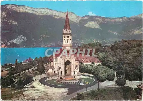 Cartes postales moderne Annecy Haute Savoie La Visitation le Lac et le Mont Veyrier