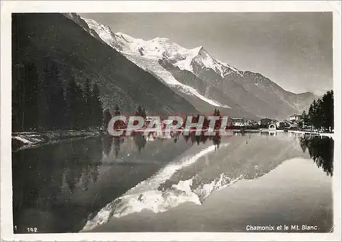 Cartes postales moderne Chamonix et le Mt Blanc