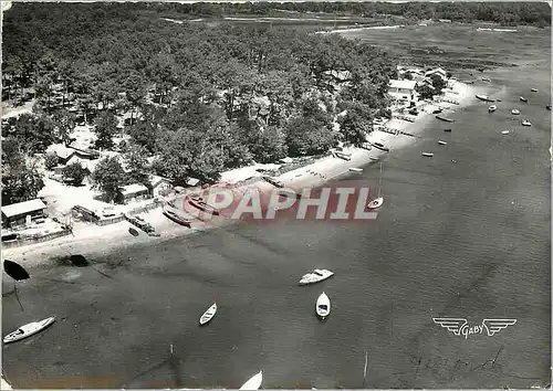 Moderne Karte La France vue du ciel Les Jacquets Gironde Le Four