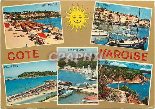 Cartes postales moderne Cote Varoise Les Issambres Ste Maxime St Tropez La Croix Valmer Cavalaire