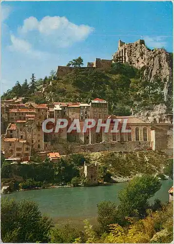 Moderne Karte Sisteron Baignee par la Durance la vieille Ville que protegeait l'altiere Citadelle