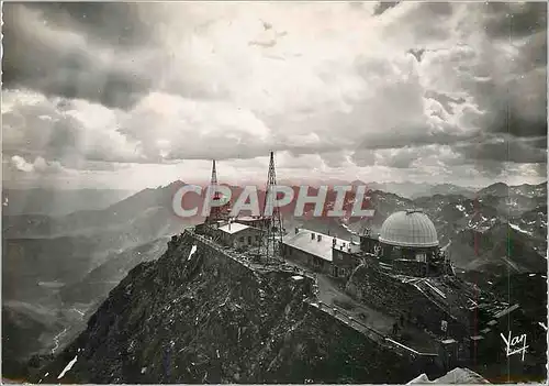 Cartes postales moderne Pic du Midi de Bigorre L'Observatoire Ciel d'orage