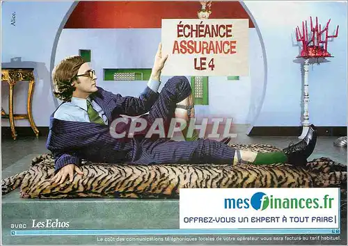 Cartes postales moderne Mes finances offrez vous un expert a tout faire Mesfinances.fr Les Echos