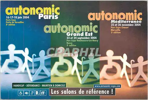Cartes postales moderne Autonomic Paris Les salons de reference 2004