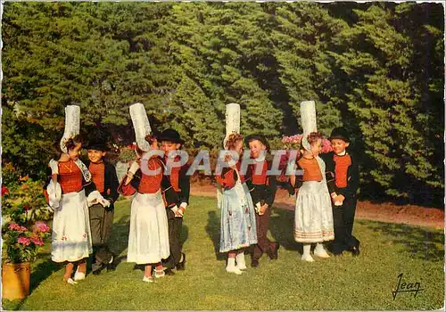 Cartes postales moderne La Bretagne Enfants Bigoudens de Combrit pres de Ste Marie Sud Finistere Folklore