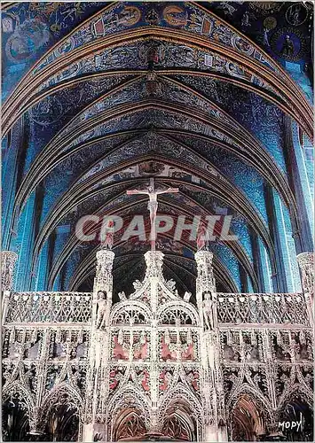 Moderne Karte Albi Cite d'Art La Basilique Sainte Cecile La voute