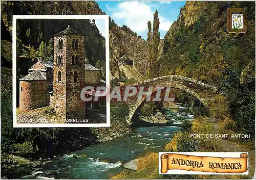 Cartes postales moderne Valls d'Andorra Saint Joan de Casselles
