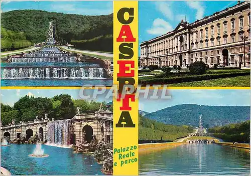 Cartes postales moderne Caserta Plazzo reale e parco