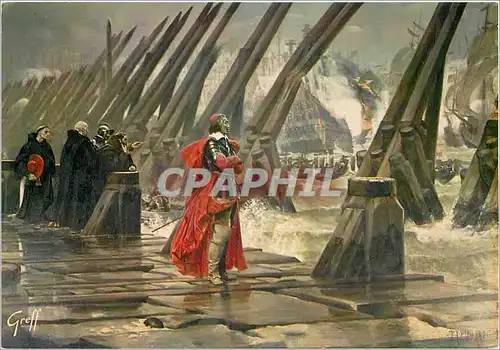 Cartes postales moderne La Rochelle Charente Maritime Le Cardinal de Richelieu pendant le siege de La Rochelle