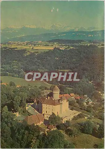 Cartes postales moderne Lovagny Gorges du Fier Haute Savoie Le chateau de Montrottier et la Tournette