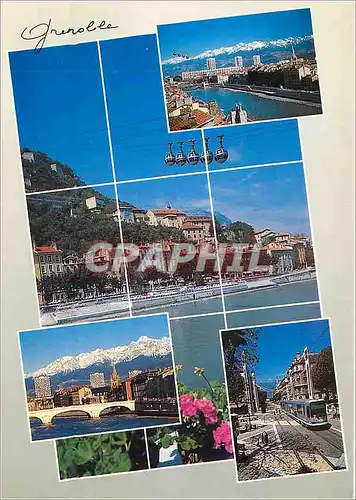 Cartes postales moderne Grenoble Isere La chaine de Belledonne