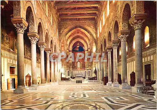 Cartes postales moderne Monreale Cathedrale Interieur