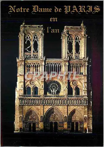 Cartes postales moderne Notre Dame de Paris