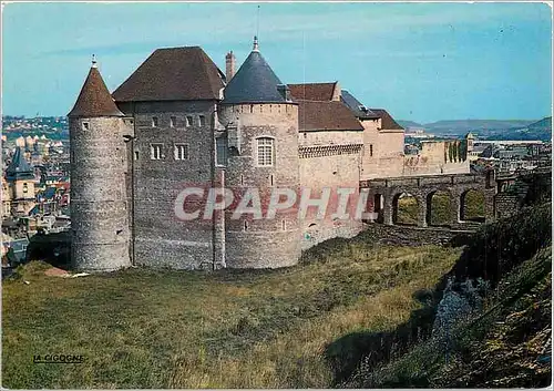 Moderne Karte Dieppe Le Chateau