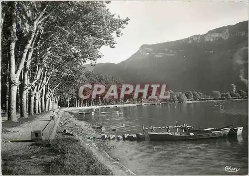 Moderne Karte Nantua Ain Promenade du Lac et le Signal