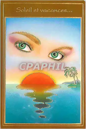 Cartes postales moderne Soleil et vacances