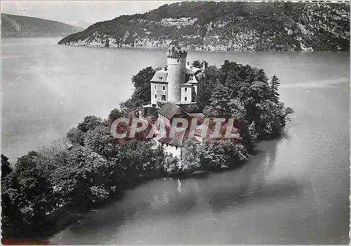 Moderne Karte Lac d'Anency Haute Savoie Chateau de Duingt