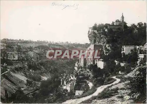 Moderne Karte Rocamadour Vue generale d'ensemble cote Est