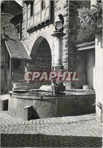 Cartes postales moderne Riquewihr Alsace Fontaine de Sinnbrunn