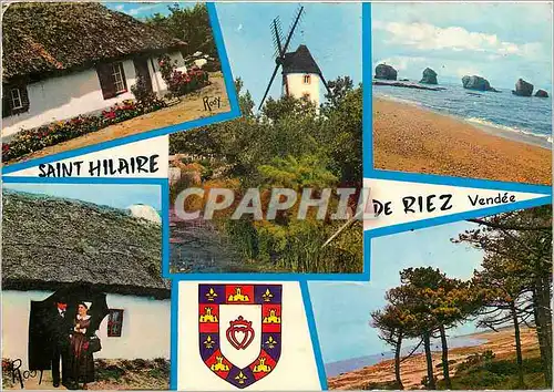 Cartes postales moderne Saint Hilaire de Riez Moulin