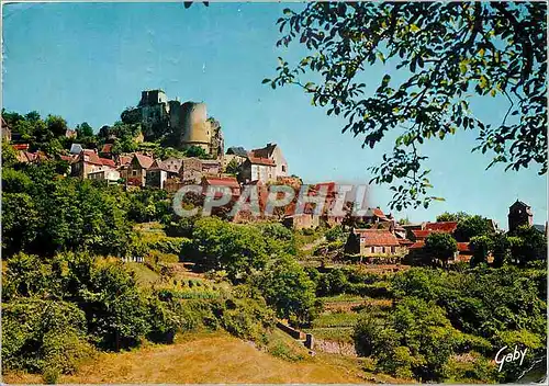 Cartes postales moderne Chateau de Castelnaud Le Village est domine par les ruines