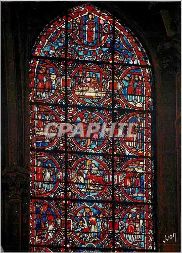 Cartes postales moderne Auxerre Yonne La Cathedrale Verriere de l'Enfant prodigue