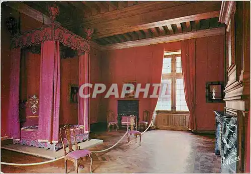 Cartes postales moderne Azay le Rideau Indre et Loire Le Chateau La chambre rouge