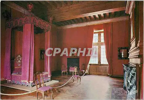 Cartes postales moderne Azay le Rideau Indre et Loire Le chateau La chambre rouge