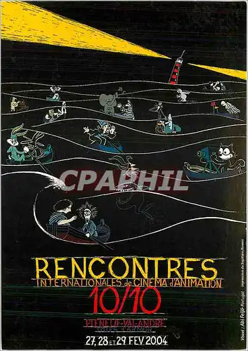 Moderne Karte Rencontres Internationales de Cinema d'Animation  Pleneuf Val Andre 2004