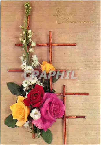 Cartes postales moderne Heureux Anniversaire