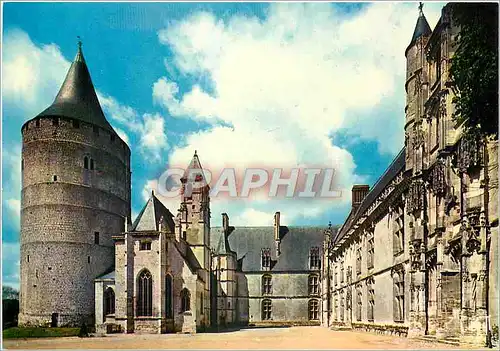 Cartes postales moderne Chateau de Chateaudun Eure et Loir Cour d'Honneur Le Donjon