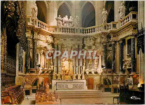 Cartes postales moderne Auch Gers Cathedrale Sainte Marie Le maitre autel du choeur
