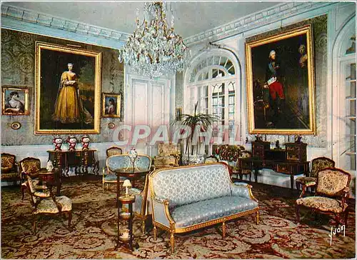Cartes postales moderne Chateau de Valencay Indre Le petit Salon Bleu