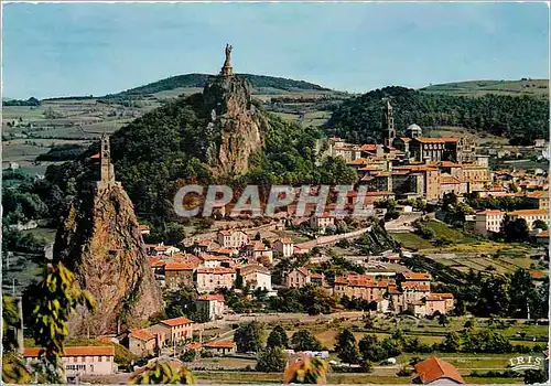 Moderne Karte Le Puy en Velay Vue generale