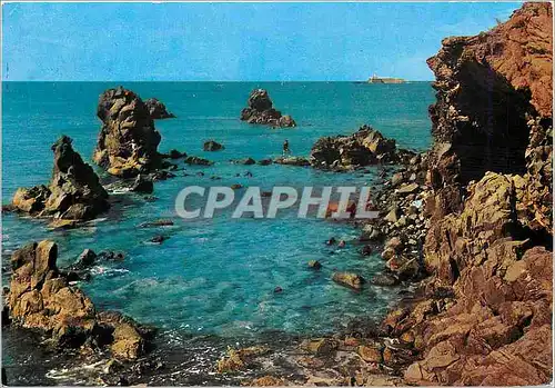 Cartes postales moderne Le Cap d'Agde Herault Au fond Le fort Brescou