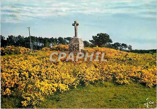 Moderne Karte La Bretagne en Couleurs Le Calvaire sur la Lande Bretonne