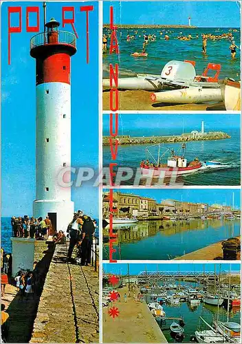 Cartes postales moderne Port la Nouvelle Aude La jetee et le Phare