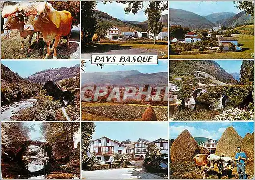 Cartes postales moderne Pays Basque de gauche a droite