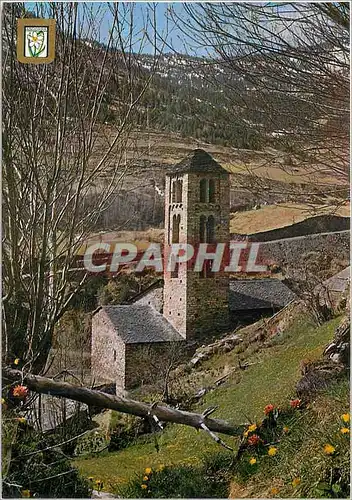 Moderne Karte Valls d'Andorra Eglise romaine