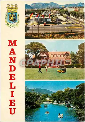 Cartes postales moderne Mandelieu Cote d'Azur French Riviera Entree de l'Autoroute Le Golf La Siagne