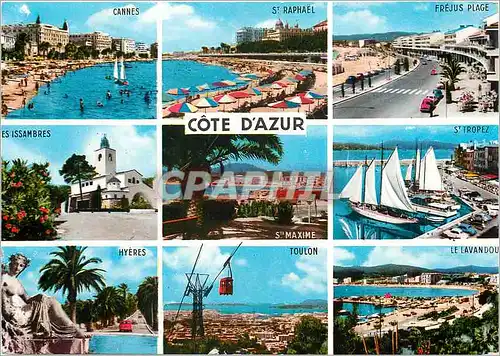 Cartes postales moderne Souvenir de la Cote d'Azur